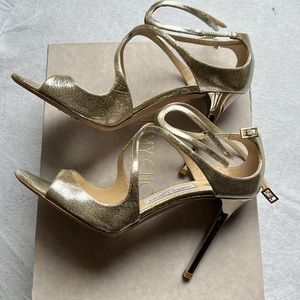 Jimmy Choo Lang Pumps in Champagne, size 41